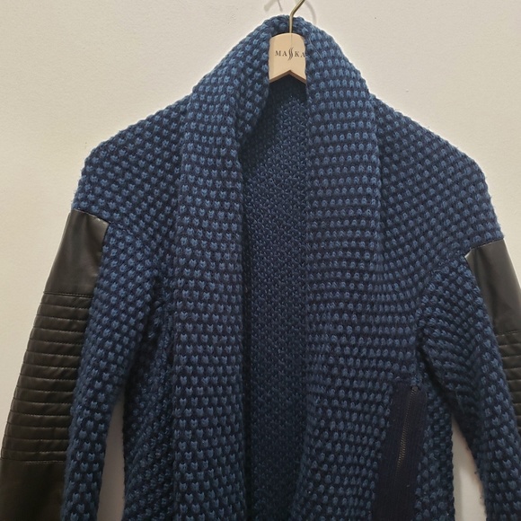 Devoted knitted open cardigan sweater M - Picture 2 of 8